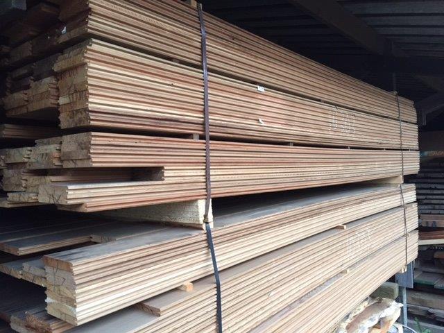red cedar mes en groef